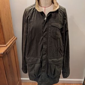 NWOT Khaki Field & Stream Mens FieldJacket Coat ~ Size M Brushed Cotton